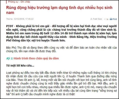 Nghi án Hiệu trưởng xâm hại hàng chục nam sinh: Công an đang xác minh ảnh 2
