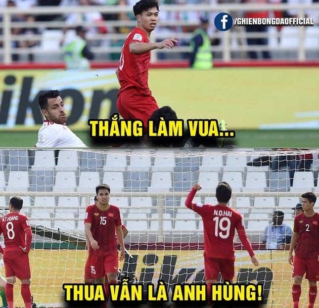 Ảnh chế tuyển Việt Nam "thắng làm vua, thua vẫn là anh hùng" ảnh 4