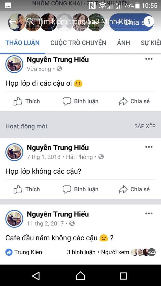 Những bức hình hài té ghế về chuyện họp lớp cũ đầu năm ảnh 1