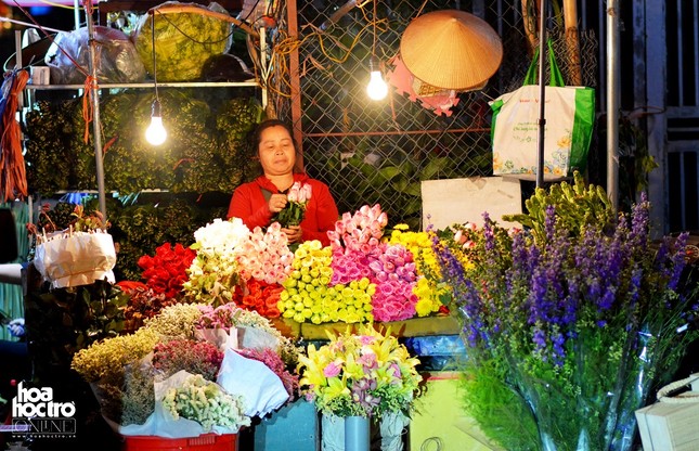 Ghé thăm chợ hoa đầu mối lớn nhất Hà Nội dịp Rằm tháng Giêng ảnh 6