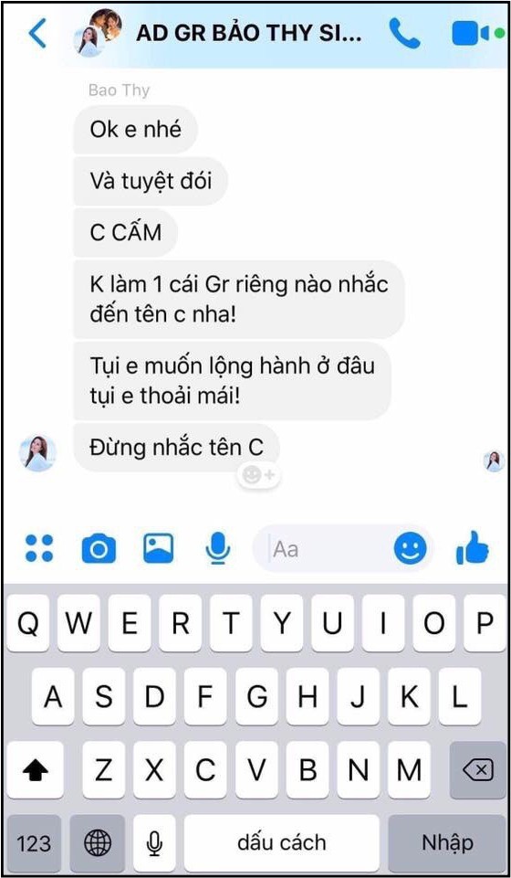 Bảo Thy bất ngờ lên tiếng về thái độ cứng rắn với fan trên Facebook ảnh 1