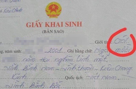 Nữ sinh không được làm hồ sơ tuyển sinh Đại học vì giới tính giấy khai sinh là "Gái" ảnh 1