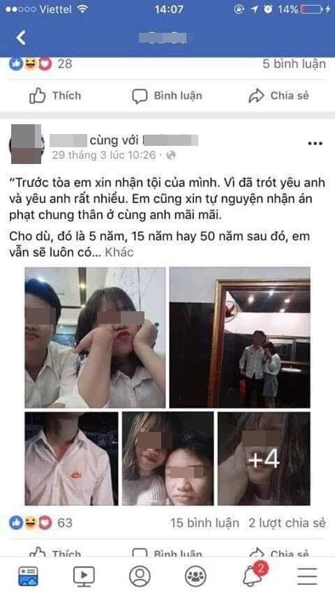 Rùng mình với dòng trạng thái và bình luận của bạn gái thanh niên đâm chết người ở Quảng Trị ảnh 2