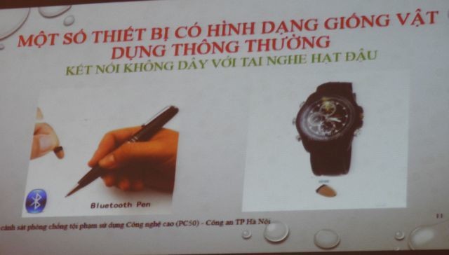 Tuyển sinh lớp 10 Hà Nội: Cảnh báo thiết bị chụp đề thi nhỏ như cúc áo ảnh 3