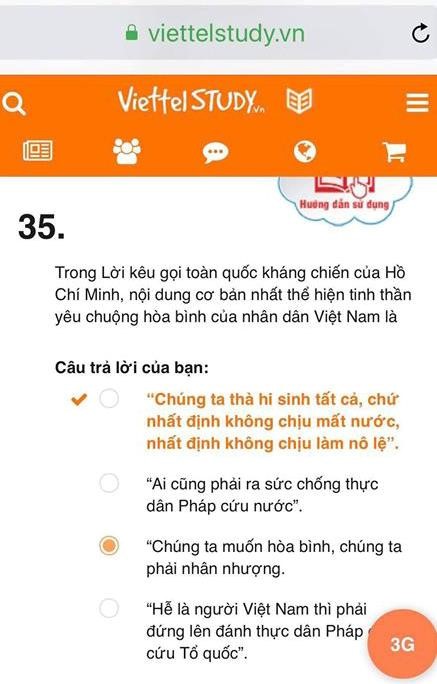 Nhiều câu trong đề ôn thi Sử vào lớp 10 của Sở GD&ĐT Hà Nội sai đáp án ảnh 2