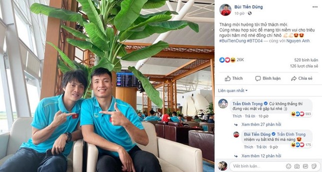 Đình Trọng "nhắc" Tiến Dũng khi sang Thái Lan: "Không thắng đừng về" ảnh 1
