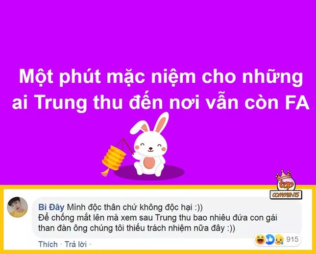 Ảnh chế dân F.A không có người yêu trong ngày Trung thu ảnh 7