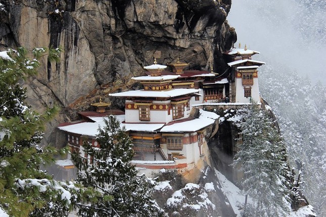 Mùa tuyết rơi tại quốc gia hạnh phúc Bhutan ảnh 7