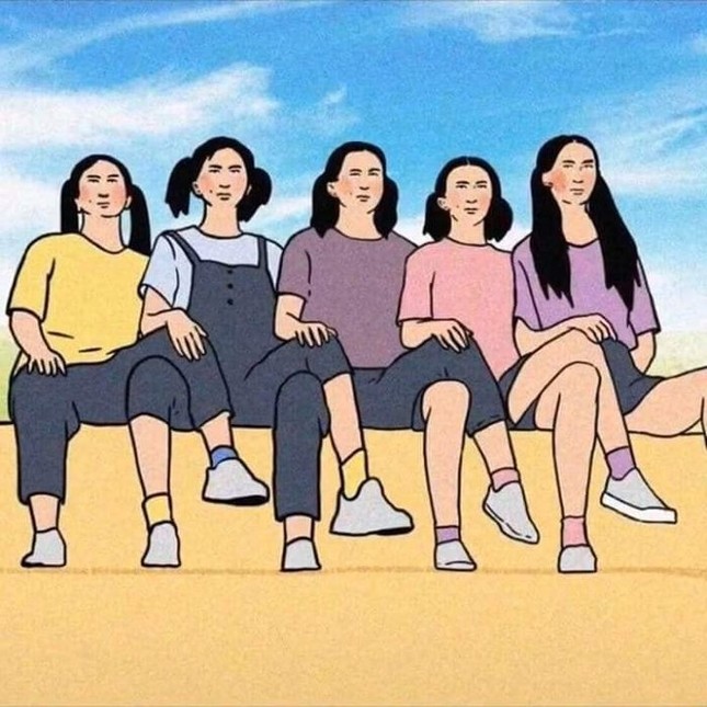 "Trend" chụp ảnh mới siêu "chất" của teen: "Đùi gác đùi", "tay kề tay" và muôn kiểu hài hước ảnh 2