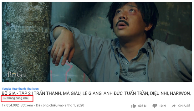 Dân mạng phát hiện mỗi khi "Bố già" có tập mới là tập cũ sẽ "biến mất" trên YouTube ảnh 1