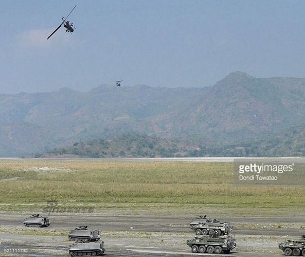 Cận cảnh siêu pháo phản lực HIMARS khai hỏa ở Philippines - ảnh 6