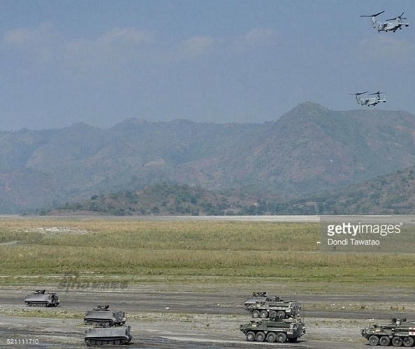 Cận cảnh siêu pháo phản lực HIMARS khai hỏa ở Philippines - ảnh 7