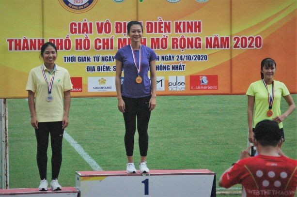 Cô gái vàng Tú Chinh tỏa sáng tại giải Điền kinh TPHCM mở rộng 2020 - ảnh 2