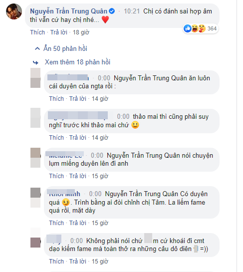 Nguyễn Trần Trung Quân bị chỉ trích sau bình luận kém duyên trên livestream của Mỹ Tâm - ảnh 1