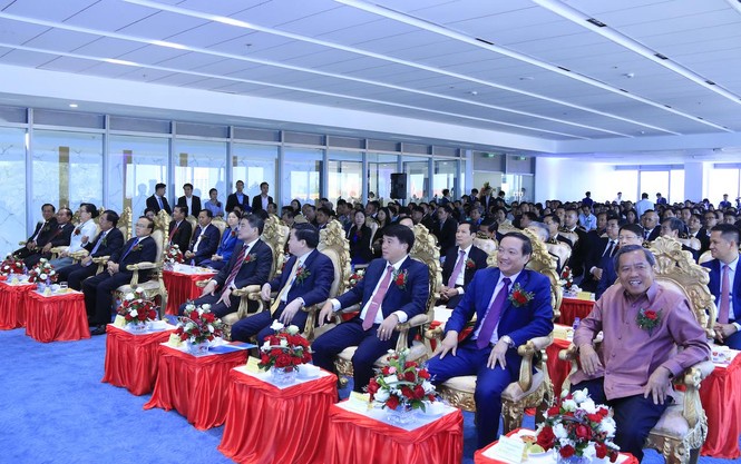 Lễ khai trương Tòa nhà Trụ sở chính VietinBank Lào. - ảnh 2