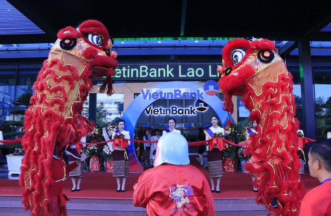 Lễ khai trương Tòa nhà Trụ sở chính VietinBank Lào. - ảnh 5