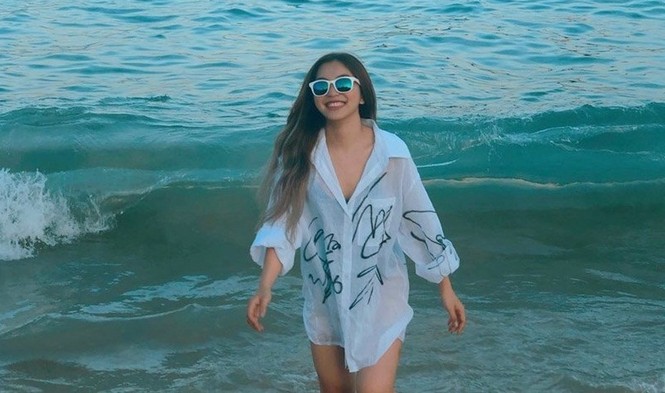 Bạn gái Quang Hải lại bị ‘ném đá’ vì mặc phản cảm - ảnh 1