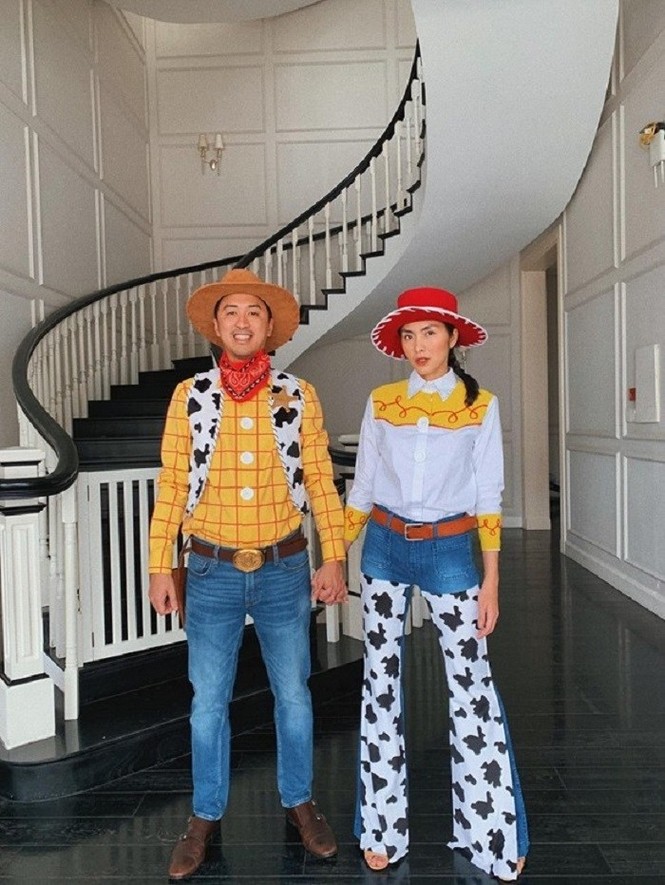 Tăng Thanh Hà và dàn sao Việt hóa trang ‘sốc’ trong ngày Halloween - ảnh 4