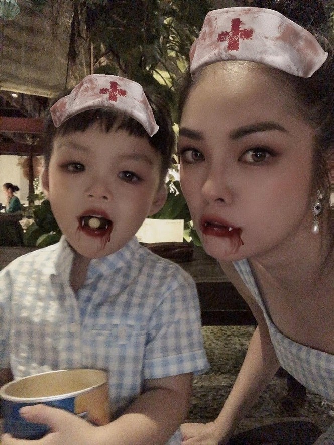 Tăng Thanh Hà và dàn sao Việt hóa trang ‘sốc’ trong ngày Halloween - ảnh 8