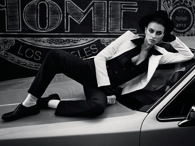 Mỹ nhân Nga Irina Shayk khác lạ với style quý ông - ảnh 6