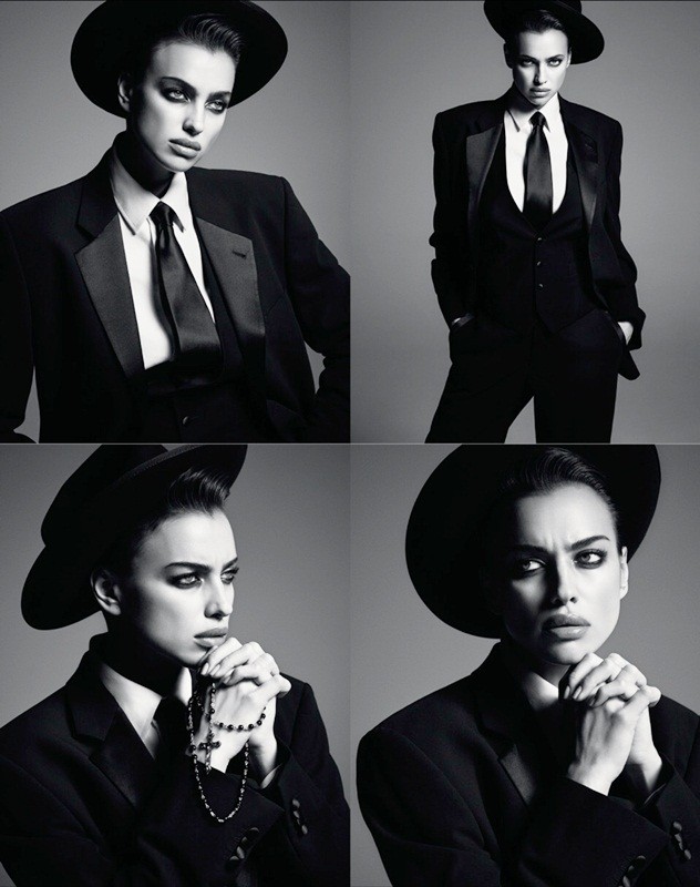 Mỹ nhân Nga Irina Shayk khác lạ với style quý ông - ảnh 10