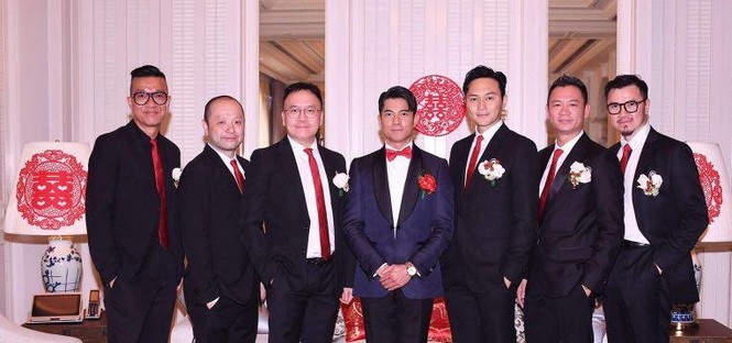 Chú rể Quách Phú Thành bảnh bao trong lễ cưới - ảnh 6