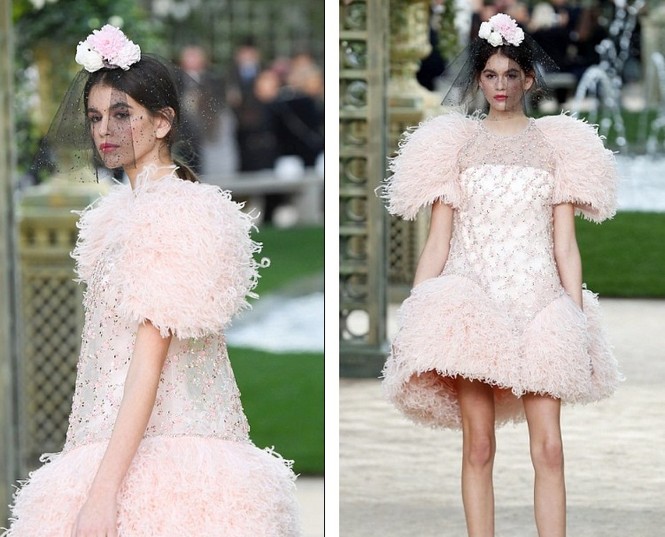 Kaia Gerber diễn Chanel Haute Couture 2018 - ảnh 3