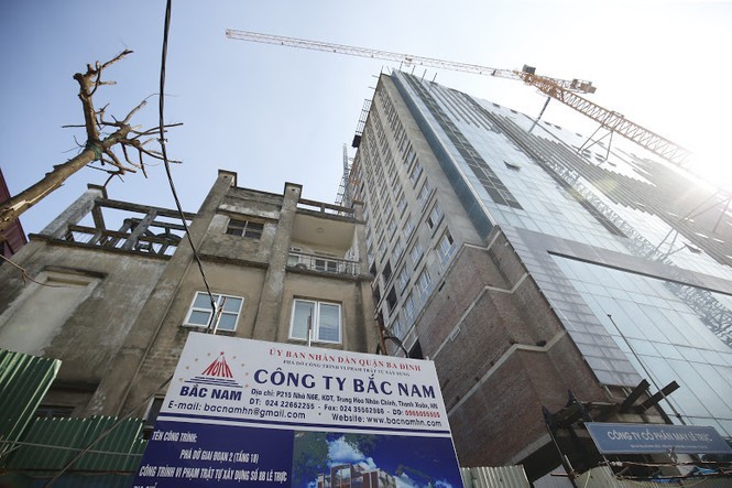 8b lê trực, phá dỡ, 93 lò đúc, kinh đô, hà nội, chủ đầu tư, cưỡng chế, cắt ngọn, chủ tịch hà nội, bí thư hà nội - ảnh 1