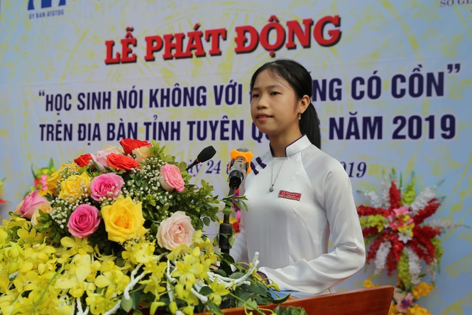 Học sinh nói không với đồ uống có cồn - ảnh 1