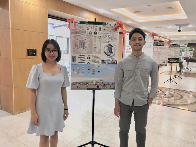 “Cú đúp” giải thưởng của sinh viên ĐH Kiến trúc tại cuộc thi thiết kế bệnh viên dã chiến - ảnh 1