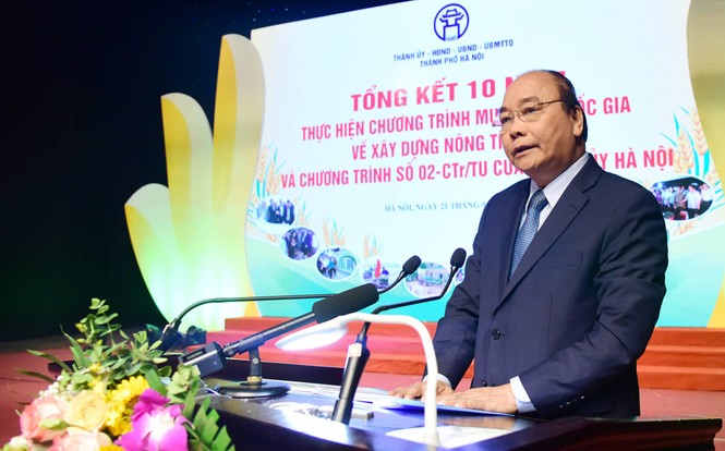 Thủ tướng Nguyễn Xuân Phúc: Nông thôn Hà Nội nay đã có nhà lầu, xe hơi - ảnh 1