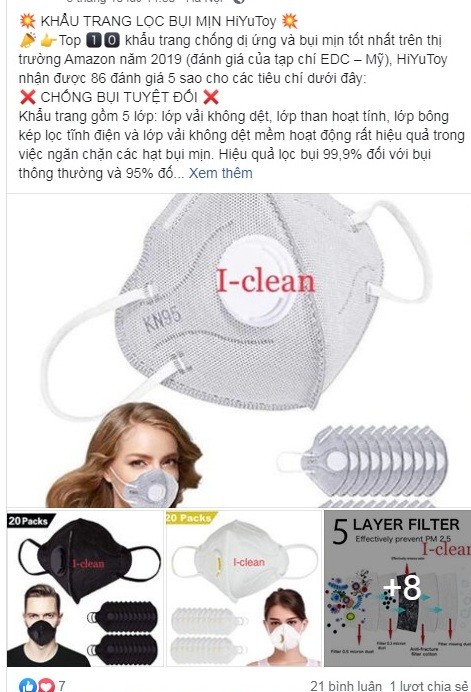 Cả triệu đồng một cái, khẩu trang chống bụi mịn vẫn đắt hàng - ảnh 1