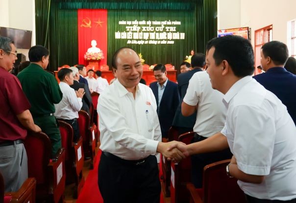 Hình ảnh Thủ tướng Nguyễn Xuân Phúc tiếp xúc cử tri TP. Hải Phòng - ảnh 2