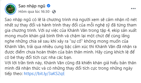 Dàn nghệ sĩ và ekip 'Sao nhập ngũ' lên tiếng bảo vệ Khánh Vân trước làn sóng chỉ trích - ảnh 2