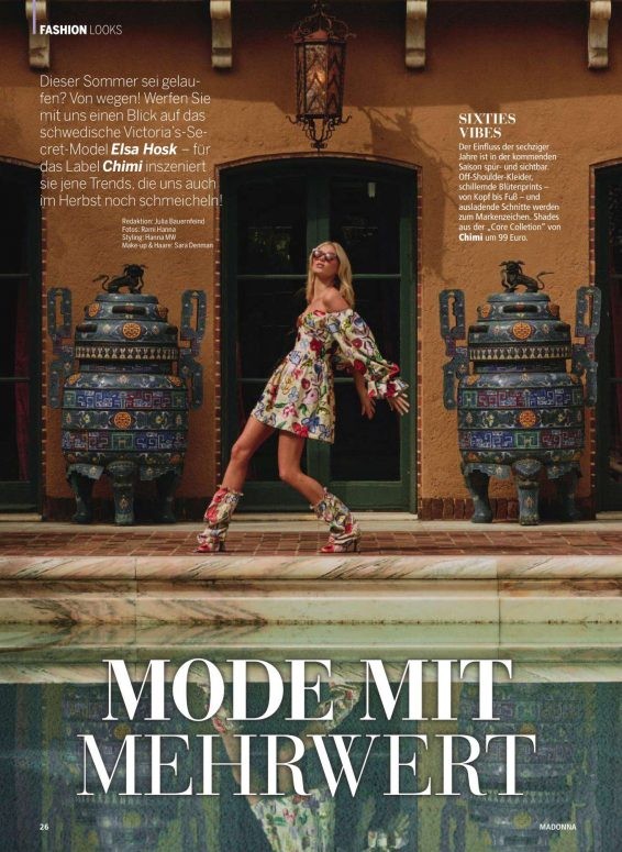 Chân dài Thuỵ Điển Elsa Hosk quyến rũ mê hồn - ảnh 5
