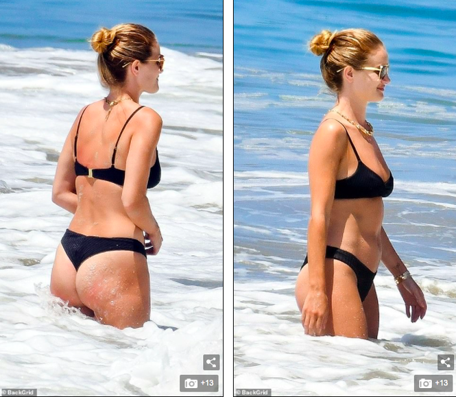 Bạn gái 'Người vận chuyển' mặc bikini bé xíu tôn đường cong tuyệt mỹ - ảnh 4