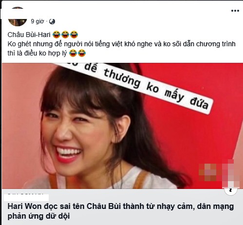 Tranh cãi khắp mạng xã hội việc Hari Won đọc tên Châu Bùi thành từ nhạy cảm - ảnh 4