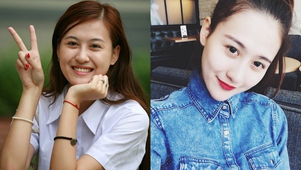 Hà Lade được biết đến là hot girl xinh đẹp, học giỏi. Cô nàng thường giản dị khi đến trường vì thế không khó khăn để tìm thấy những khoảnh khắc để mặt mộc của Hà Lade. Tuy nhiên, gương mặt trước và sau khi make up của Hà không có nhiều sự thay đổi, có chăng là sự xinh đẹp và ấn tượng hơn mà thôi