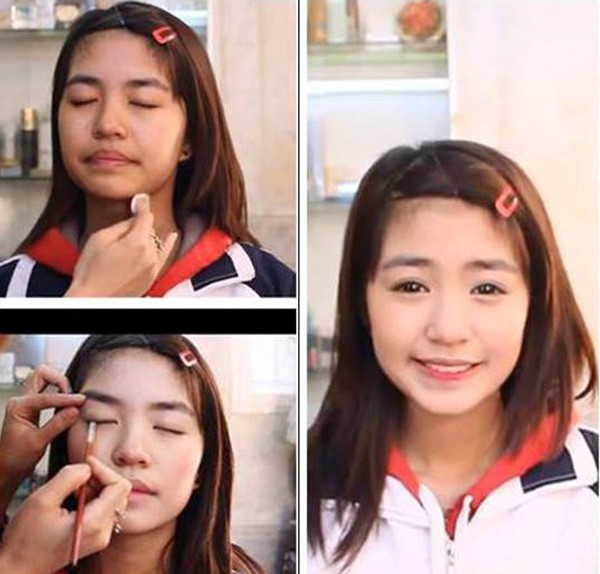 Gương mặt mộc gây choáng của Mẫn Tiên