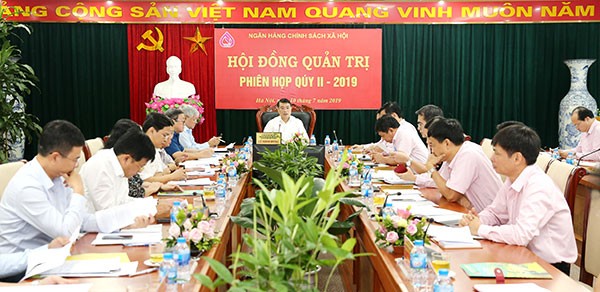 Hội đồng quản trị NHCSXH họp phiên thường kỳ quý II/2019 - ảnh 2