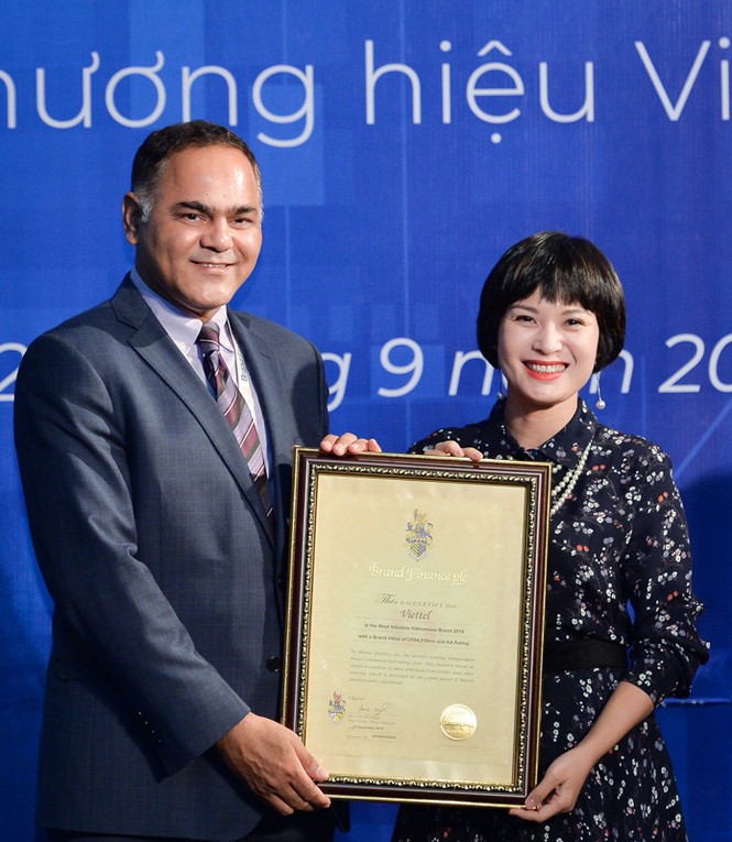Viettel liên tục lọt Top thương hiệu giá trị nhất VN, được định giá 4,3 tỷ USD - ảnh 1