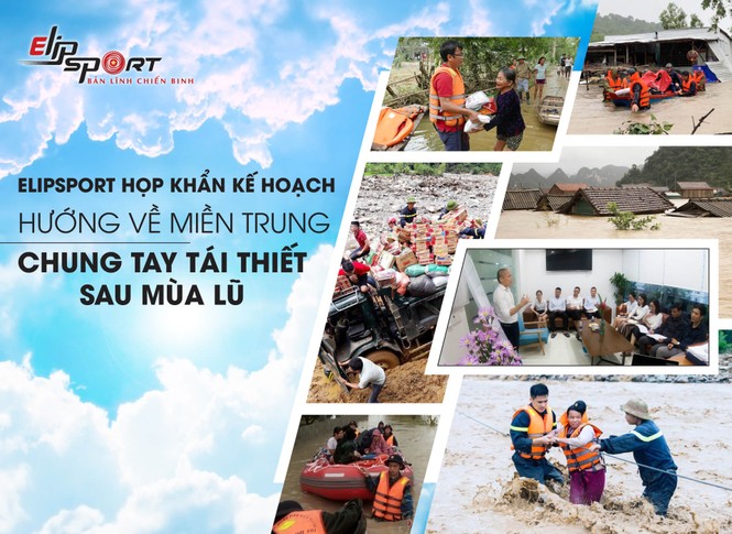 Elipsport góp phần chung tay ủng hộ đồng bào miền Trung - ảnh 1