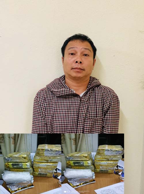 Bắt quả tang đối tượng vận chuyển 10 kg ma túy đá từ Lào về Việt Nam - ảnh 1