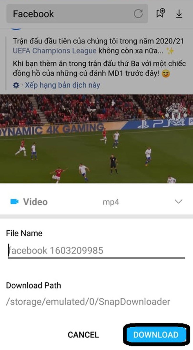 Hướng dẫn tải clip trên Facebook bằng smartphone cực kỳ đơn giản - ảnh 8