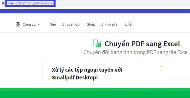 Hướng dẫn chuyển đổi file PDF sang Excel không cần phần mềm - ảnh 1