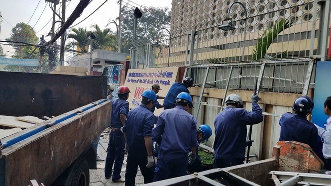 Quận 1 TP Hồ Chí Minh tiếp tục 'cuộc chiến vỉa hè' - ảnh 5