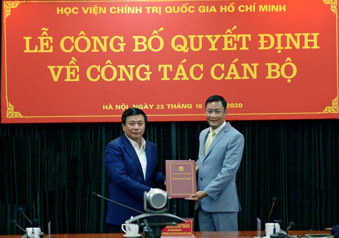 Điều động, bổ nhiệm nhân sự Học viện Chính trị Quốc gia Hồ Chí Minh - ảnh 2