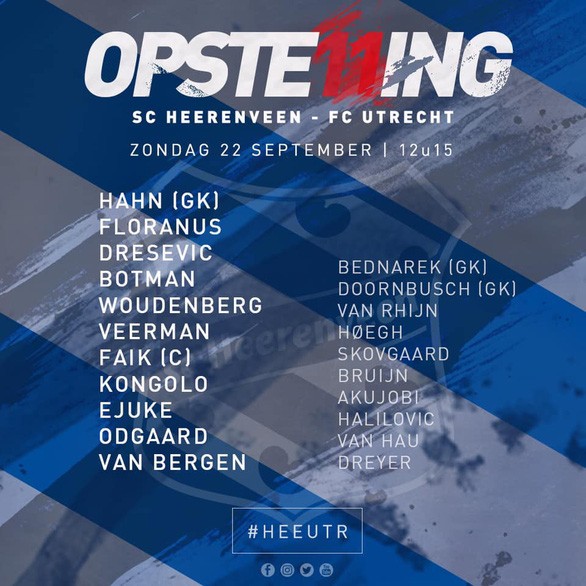 Văn Hậu có tên trong danh sách đăng ký trận SC Heerenveen - Utrecht - ảnh 1