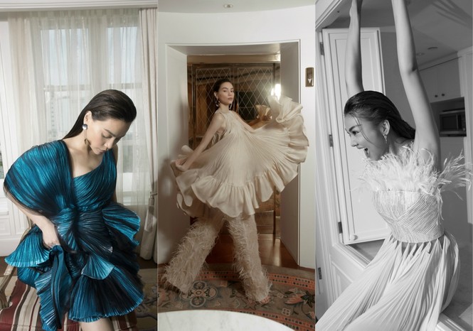 Thanh Hằng, Hà Hồ xuất hiện cực đẳng cấp trên VOGUE Pháp trong trang phục Công Trí - ảnh 3