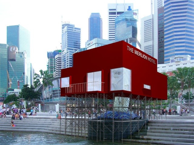 Singapore dỡ bỏ tượng sư tử biển lớn nhất để làm đường - ảnh 5